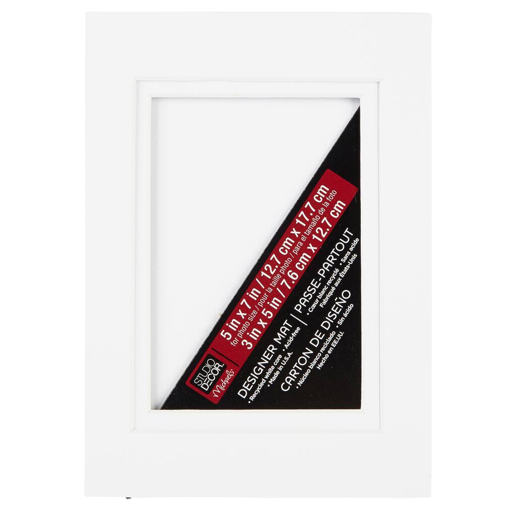 Get The 5 X 7 Double Mat By Studio Decor 3 X 5 Opening At Michaels